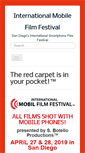 Mobile Screenshot of internationalmobilefilmfestival.com